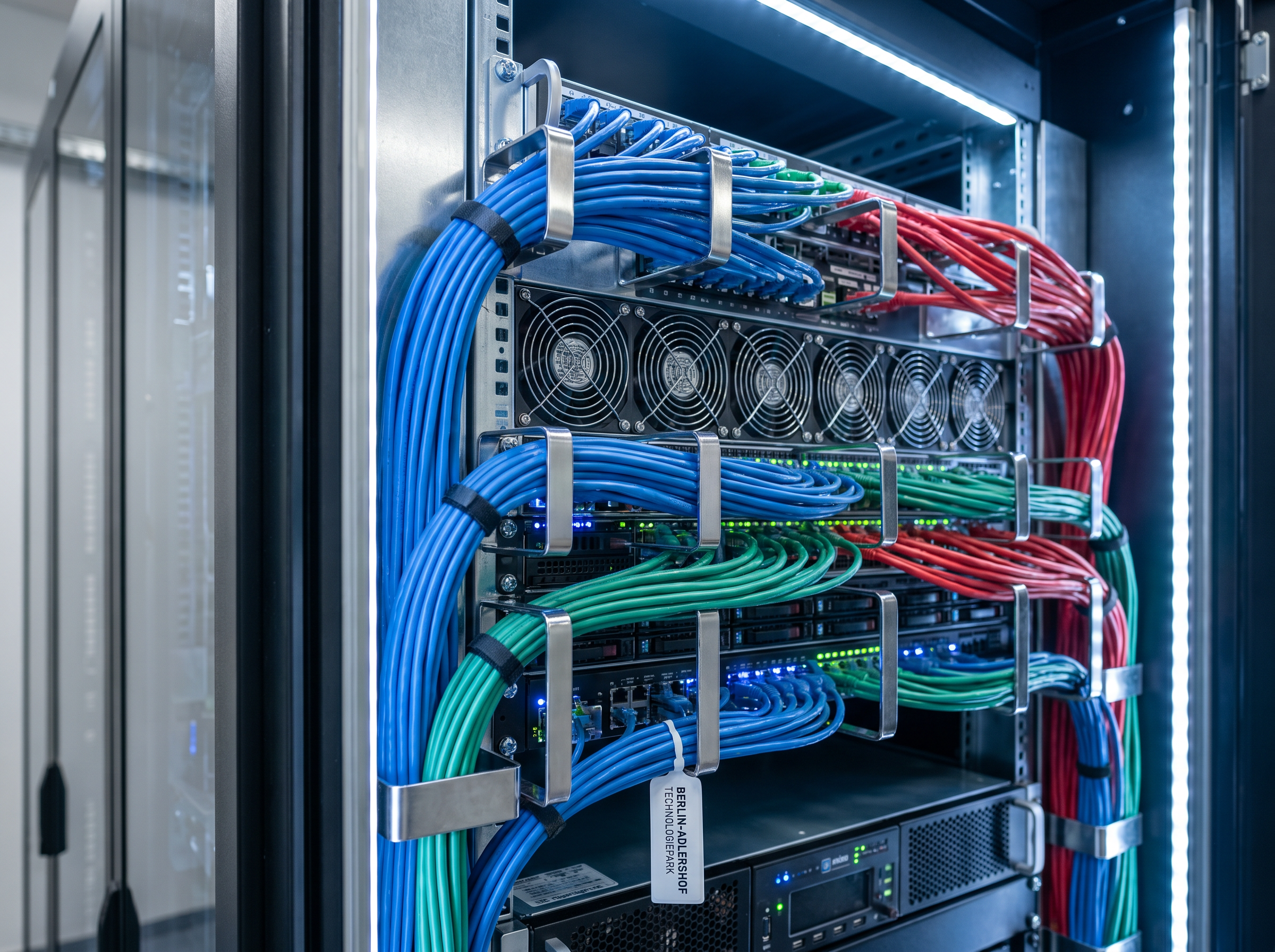 Nachher: Serverraum · Spezialreinigung